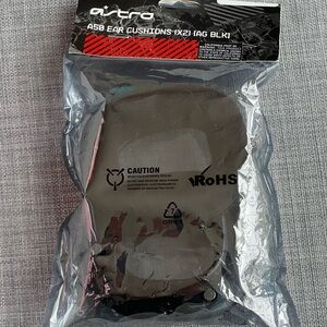 Astr Black Ear Cushions